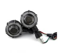 THGKL Indicatore di direzione Accessori Per Spie Per Moto Indicatori Di Direzione Universali Per Luci Lampeggiatore Segnali Ambra Luce Diurna(Blue Yellow)