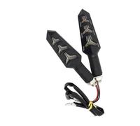 THGKL Indicatore di direzione Indicatore Di Direzione A Lisca Pesce Per Moto 12V Veicolo Elettrico Flusso A Forma Y Accessori Per La Modifica Del Motociclo