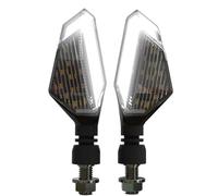 THGKL Indicatore di direzione Indicatori Di Direzione Universali Per Moto Per La Maggior Parte Dei Tipi(White)