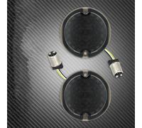 THGKL Indicatore di direzione Per Harley Per Touring Per Electra Glide Classic FLHTC 1994-2012 2011 2010 Moto 3-1/4 Pollici Indicatori Di Direzione Kit Indicatore Anteriore Luce(Amber White Light)