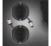 THGKL Indicatore di direzione Per Harley Per Touring Per Road King FLHR 1994-2012 2011 2010 2009 2008 2007 Moto 3-1/4 Pollici Indicatori Di Direzione Kit Indicatore Anteriore Luce(Red Light)