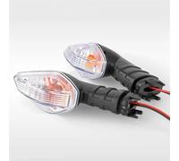 THGKL Indicatore di direzione Per HONDA RS150 V2 Indicatore Di Direzione Per Moto 12V Lampeggiante Ambrato Dopo La Lampada(2PCS clear)