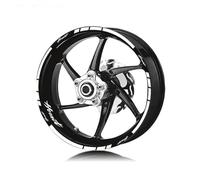 THHXJ Adesivi Cerchi Anteriori Posteriori Moto Strisce Pneumatici Riflettenti per Honda CB750 per Hornet 600 900 CB600F(Silver)