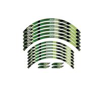 THHXJ Adesivi Cerchi Moto Strisce Riflettenti Decorative Set Parti per Honda CRF 450RX 450X 250RX 230L(Army Green)