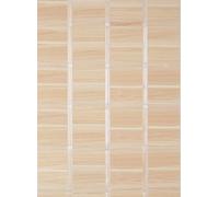 Thibaut Carta da parati Wood Panel - Natural and Metallic Silver