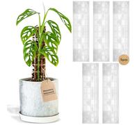 THICCLY GrowPole 2.0 Pro-5 Piece Pack. Eco-Friendly Moss Pole 15.75 Tall. Help Plants Grow into Mature Form. Stackable to GPP001 GPP001