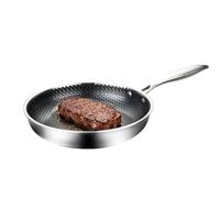 Thick Cooking Pan | Kitchen Stainless Steel Skillet Cookware,Stove Induction Pan,for Home Apartment Farmhouse Camping For Steak Fish Meat Vegetable Eggs