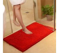 Thick Memory Foam Bath Mat - Super assorbente Bathroom Rug, Soft Toilette & Shower Carpet for Living Room Door (rosso)