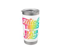 Thick Thighs R&B Vibes Retro Bicchiere termico in acciaio inox doppia parete