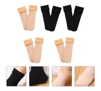 Thick Winter Stockings Warm Household Socks Black Nylon Comfortable
