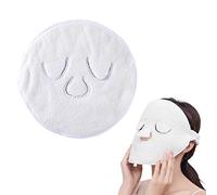 Thickened Coral Velvet Facial Towel Hot Cold Hydrating Moisturizing Beauty Artifact (eyes + tied rope)