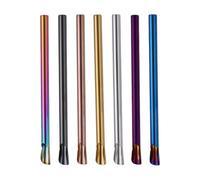 Thickened Snow Cone Straw Thick Straws 7-Piece Dishwasher Safe