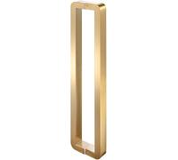 Thickened Stainless Steel Door Pulls for Metal/Glass/Tempered/Wooden Door, Modern and Simple Push Pull Door Handle(Gold#1,Length 62.5cm(24.6in))