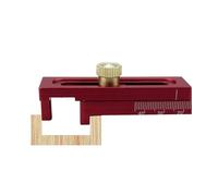 Thickness Measuring Tool, Tiny Wood Tenon Gauge, Precision Woodworking Micrometer, Thin Rip Jig Ruler, Table Saw Feeler Meter for Tenon Width and Distance Measurement 3.35x0.79x0.79 Inches