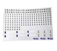 Thicon Models 50413 Nummernschild-Sticker 1:14 Foglio delle decalcomanie 1 pz.