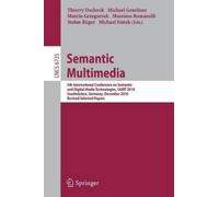 Thierry Declerck Semantic Multimedia (Tascabile)