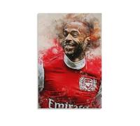 Thierry Henry Football Player Color Art - Stampa da parete, decorazione moderna per camera familiare, 30 x 45 cm