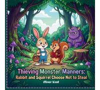 Thieving Monster Manners: Rabbit and Squirrel Choose Not to Steal: A Fun Picture Story for Kids About Honesty, Integrity, Not Taking Things That Don’t Belong to Them, & Respecting Others’ Belongings
