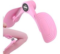 Thigh Trainer for Women, Inner Thigh Exercise Equipment, Adjustable Pelvic Floor Clamp, Battery-Powered Workout Tool, Compact Design, for Women, Men, Adults, 12.6x3.94x7.87 inches