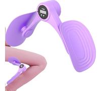 Thigh Trainer for Women, Inner Thigh Workout Trainer, Adjustable Thigh Exercise Equipment, Battery-Powered Pelvic Floor Exerciser, Thigh Exercise Clamp