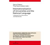 Thijs Keersmaek Internationalization of Universities and the (Copertina rigida)