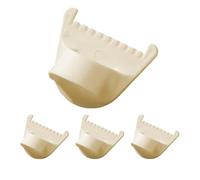 Thimble Set - Sewings Knitting for Finger Protection, Anti Slip Thimbles with 4 Pieces Design, Crafting Tool for Dormitory Travel Quilting Beginners Adults Knittings Sewing Use, 1.38x1.77 inches