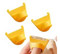 Thimble Set - Sewings Knitting for Finger Protection, Anti Slip Thimbles with 4 Pieces Design, Crafting Tool for Dormitory Travel Quilting Beginners Adults Knittings Sewing Use, 1.38x1.77 inches