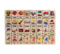ThimbleToys Puzzle in legno Bubble con le mie prime parole