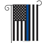 Thin Blue Line Police Garden Flag Patriotic Emergency Services 125 x 18