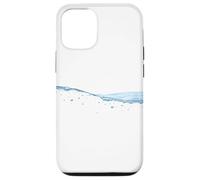 Thin Blue Water Surface with Bubbles Oceans Graphic Custodia per iPhone 12/12 Pro
