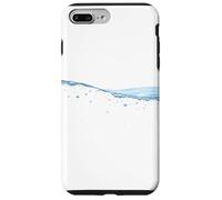 Thin Blue Water Surface with Bubbles Oceans Graphic Custodia per iPhone 7 Plus/8 Plus