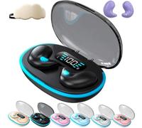 Thin Earbuds for Small Ears: Comfortable for Sleep, Exercise - No Pressure, Low Delay, Long Life, Side Sleeper Invisible Earbuds Wireless Bluetooth, Mini Sleep Headphones Noise Cancelling(Nero)