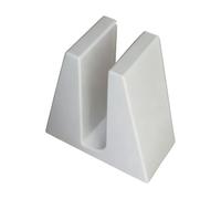 Thin Item - Bilancia elettronica per pesi, colore: bianco | Impedisce il ribaltamento con una base trapezoidale stabile, per risparmiare spazio sul bancone, decorazione per la casa