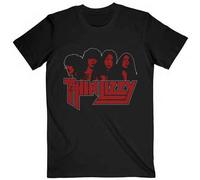 Thin Lizzy Band Photo Logo autorizzato Uomo maglietta