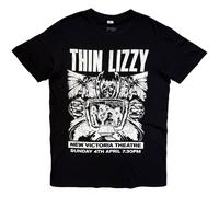 Thin Lizzy Jailbreak Flyer Cleveland '76 autorizzato Uomo maglietta