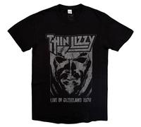 Thin Lizzy Jailbreak Live In Cleveland '76 Maglietta Ufficiale da Uomo