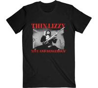Thin Lizzy Live & Dangerous autorizzato Uomo maglietta