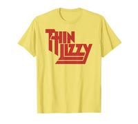 Thin Lizzy - Red Logo On Colors Maglietta