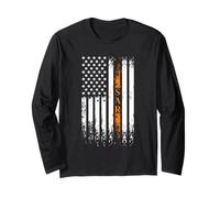 Thin Orange Line - Squadra di Ricerca E Soccorso SAR Maglia a Manica