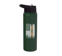 Thin Orange Line - Squadra di Ricerca E Soccorso SAR Stainless Steel Insulated Water Bottle