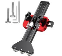 Thin Rip Guide for Table Saw - 9.84x5.51x1.97 inches Adjustable Planner Guide Aluminum Alloy | Tablesaw Jig Woodworking Cutting Tool | 3 Pulley Table Saw Accessories for Wood Cutting