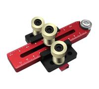 Thin Rip Jig for Woodworking, Adorable Thin Ripping Guide, 14x7x4.8cm Precision Cutting Tool, Adjustable Fence Jig for Table Saws, Routers, Milling Machines Wood Crafting