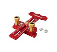 Thin Strip Jig toTable Saw, Precision Rip Fence Attachment Narrow Wood Cuts, Adjustable Woodworking Guide Tool for Homemade Projects, Carpentry and Workshop Use, Color Red