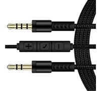THINCAN 1 2 5 Mm Cavo Auditorico Integrato Microfono Adattamento vocale Pianificato Cavo Pressato in rame Compatibile con Altoparlante Auto Cuffie Cuffie Cavo di Scambio Con Controllo vocale Con