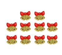 THINCAN 10 ciondoli a tema natalizio Sparkly per la creazione di gioielli personalizzati