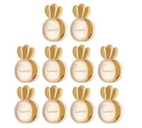 THINCAN 10pcs Portatile Orecchino Supporto Per Il Fallimento Delle Orecchie di Sostituzione Orecchino Toccato Elegante Corone Forma Orecchino Stopper