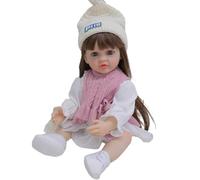 THINCAN 55 cm Realistica Rinascita Con Braccio In Movimento E Gamba Simulazione Del Bambino Ragazza Rinascita Con Capelli Lunghi Per L'Occupazione Di Accompagnamento