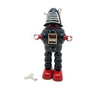THINCAN 9 'meccanico pianeta robot movimento giocattolo windup tin toy bambino educativo regalo bambini abilità motorie giocattolo retrò casa decore