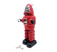 THINCAN 9 'meccanico pianeta robot movimento giocattolo windup tin toy bambino educativo regalo bambini abilità motorie giocattolo retrò casa decore