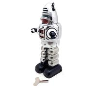 THINCAN 9 'meccanico pianeta robot movimento giocattolo windup tin toy bambino educativo regalo bambini abilità motorie giocattolo retrò casa decore